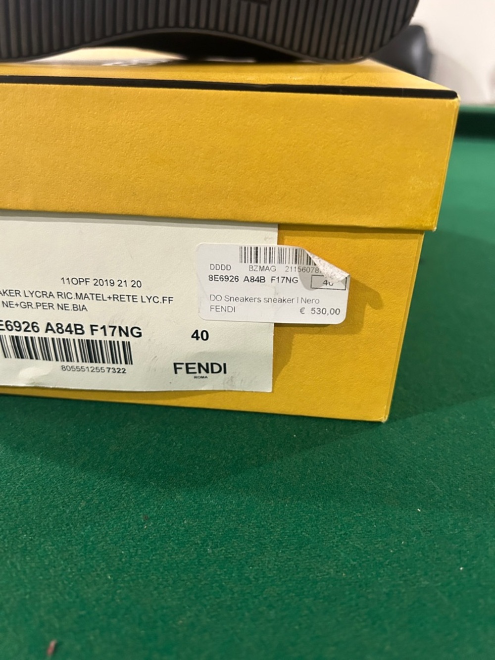 Fendi Lycra Ric Mattel FF Sneakers - Picture 5 of 6